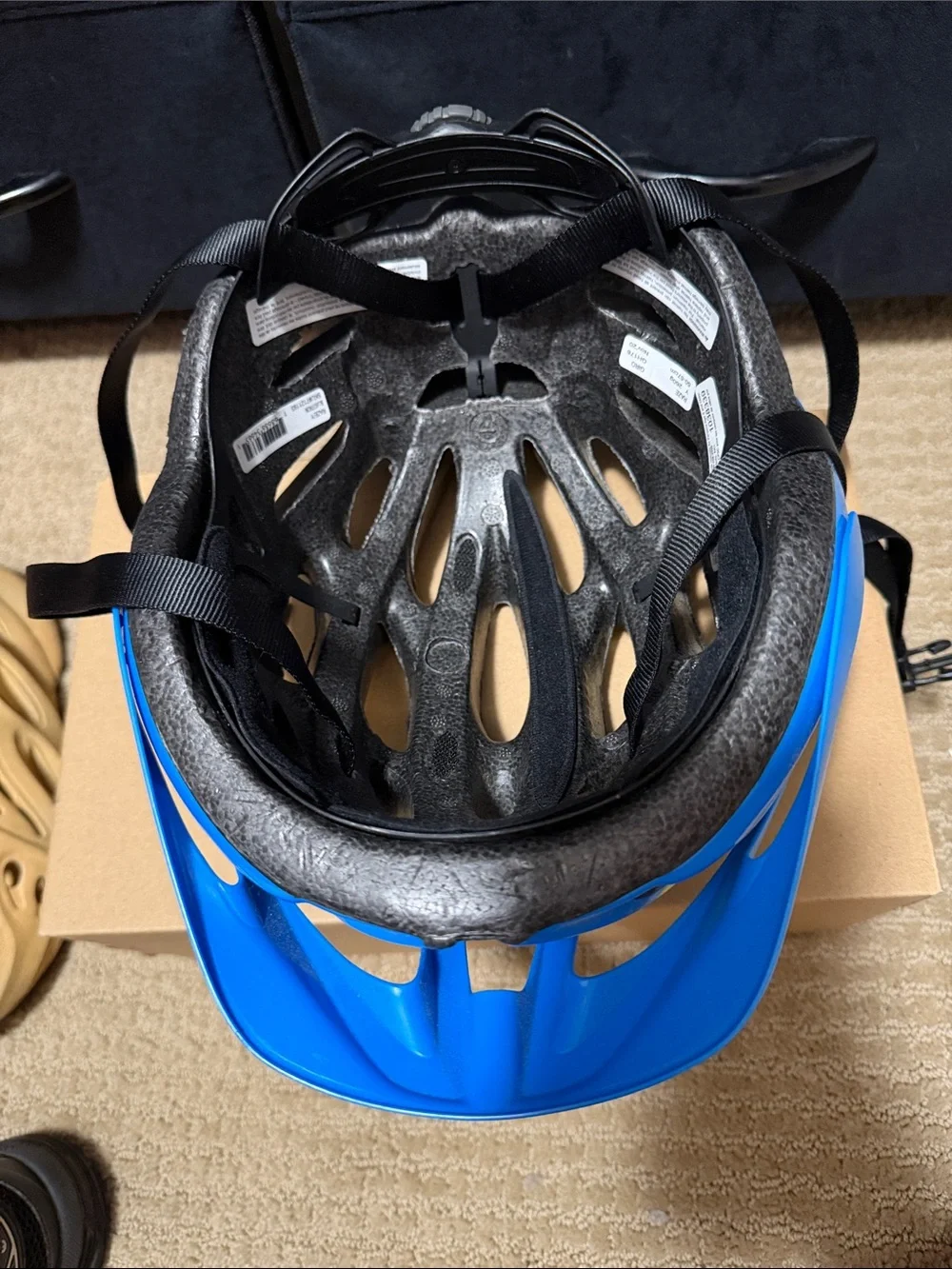 Giro Kids Helmet in Blue and Yellow Accents